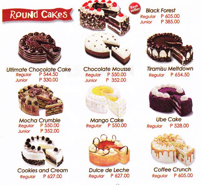 Red Ribbon Cake Price List In The PhilippinesGreenStarCandy Old Corner