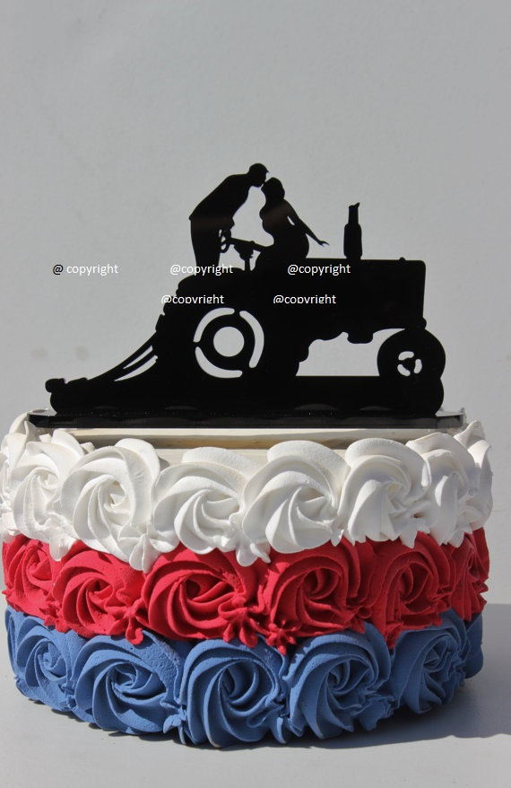 Redneck Wedding Cake Toppers