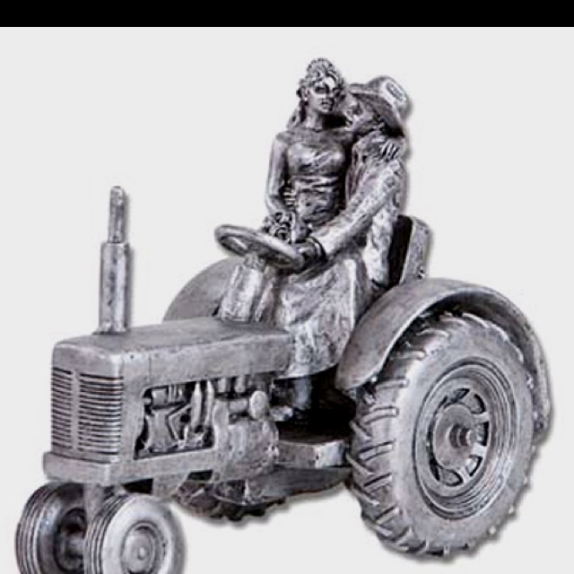 Tractor Wedding Cake Topper