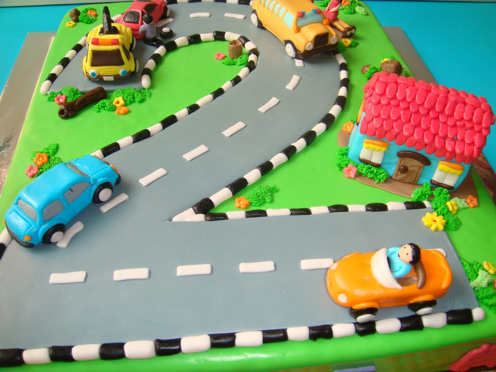 2 Year Old Boy Birthday Car Cakes