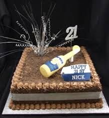 21st Birthday Cake Men
