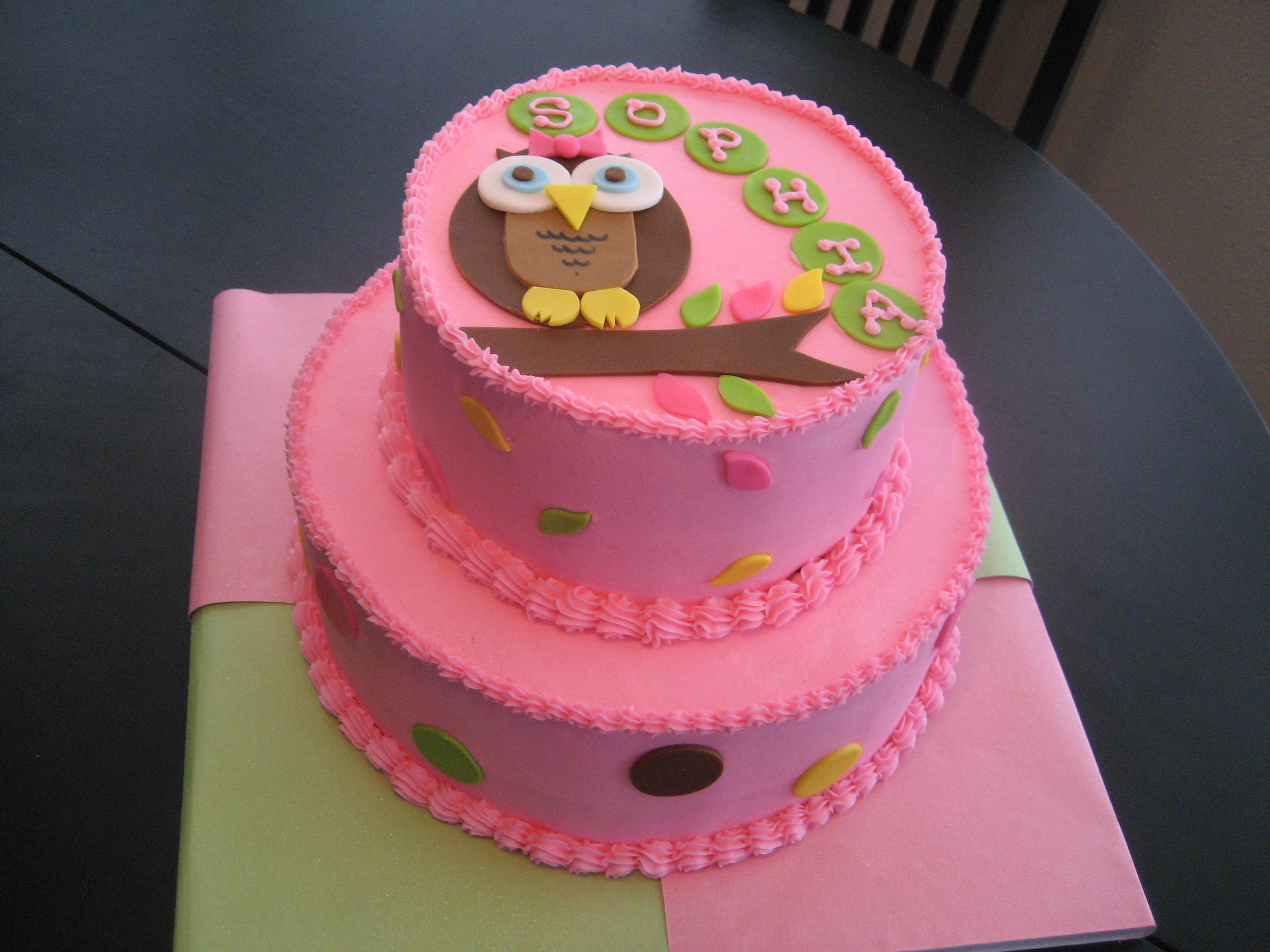 12 owl cakes for