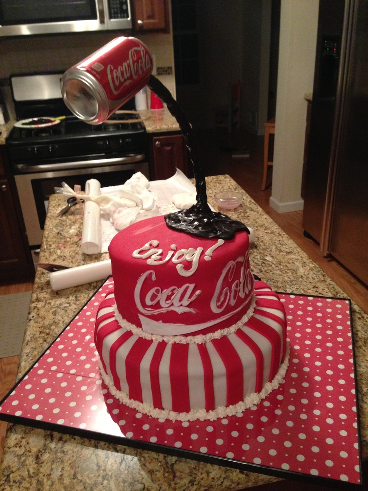 Coca-Cola Birthday Cake