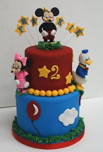 Disney Themed Birthday Cake Disney Themed Birthday Cake
