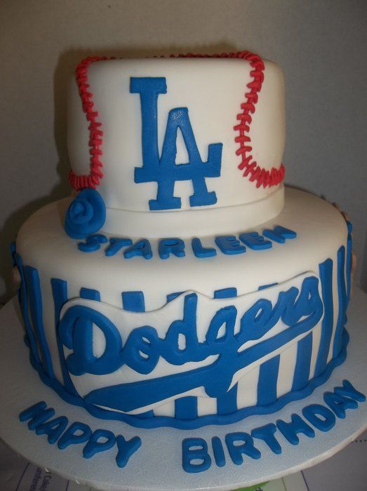 Dodger Happy Birthday Cake