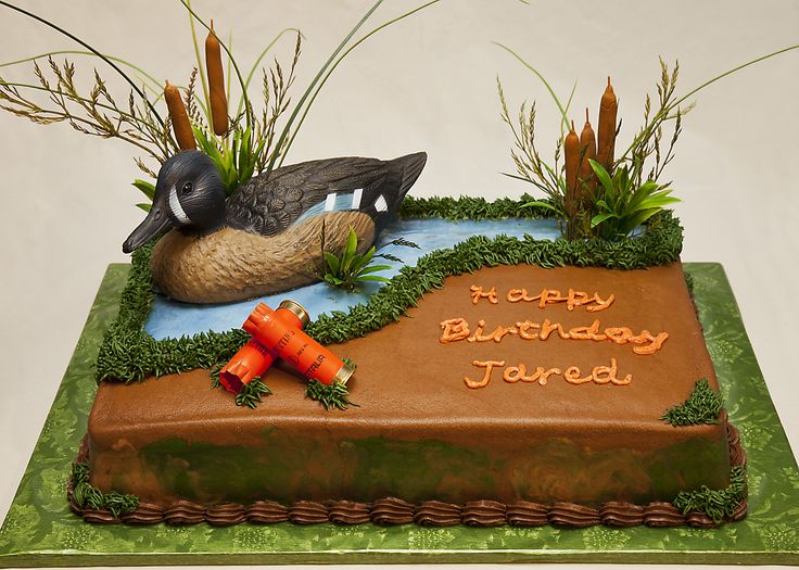 Duck Hunting Birthday Cake Duck Hunting Birthday Cake