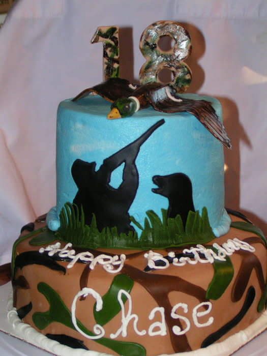 Duck Hunting Birthday Cake Duck Hunting Birthday Cake