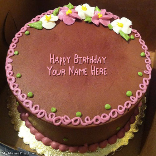 Happy Birthday Cake with Name On Happy Birthday Cake with Name On