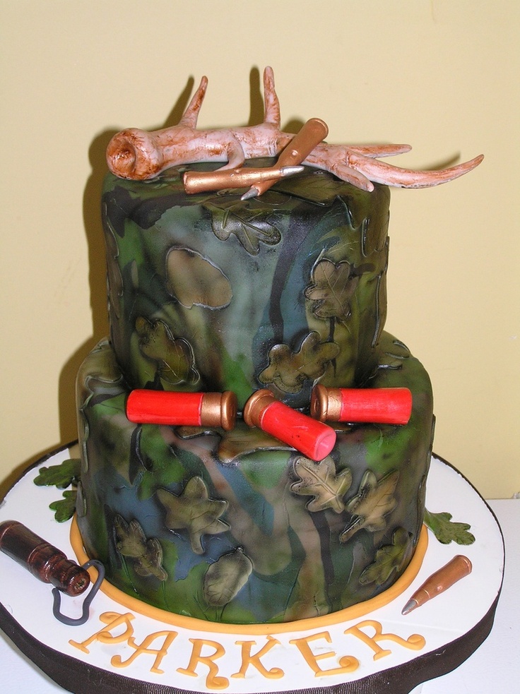Hunting Theme Cake Hunting Theme Cake