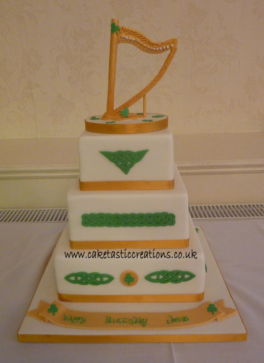 Irish Themed Birthday Cake Irish Themed Birthday Cake
