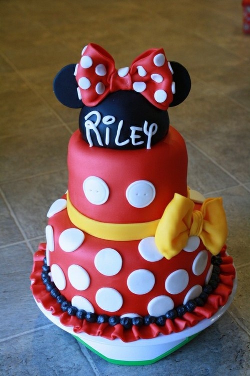 Minnie Mouse Birthday Party Cake Minnie Mouse Birthday Party Cake