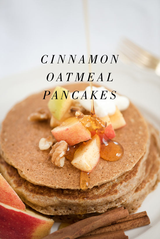 Oatmeal Cinnamon Pancakes Recipe Oatmeal Cinnamon Pancakes Recipe