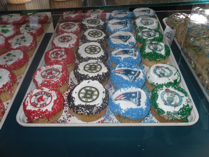 9 boston sports cupcakes