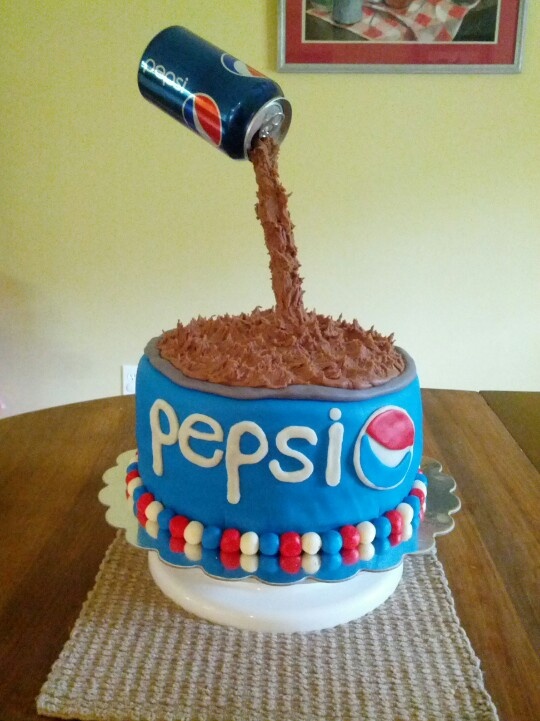 Pepsi Can Cake