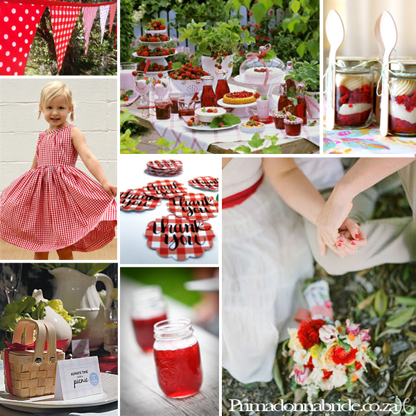 Red and White Gingham Wedding Red and White Gingham Wedding