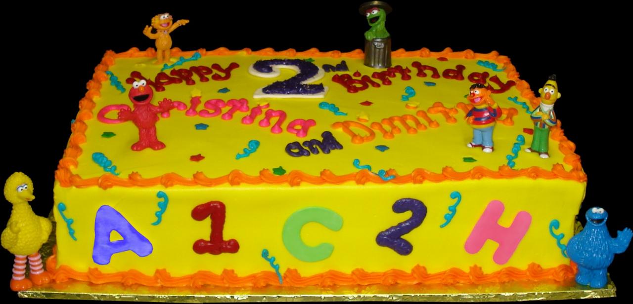 Sesame Street Birthday Sheet Cake Sesame Street Birthday Sheet Cake