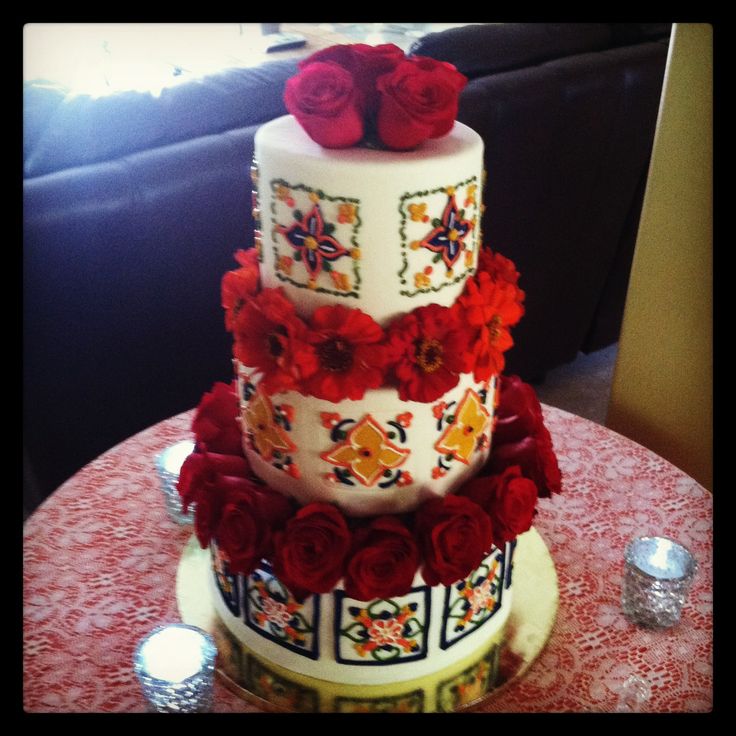 Spanish Theme Wedding Cake Spanish Theme Wedding Cake