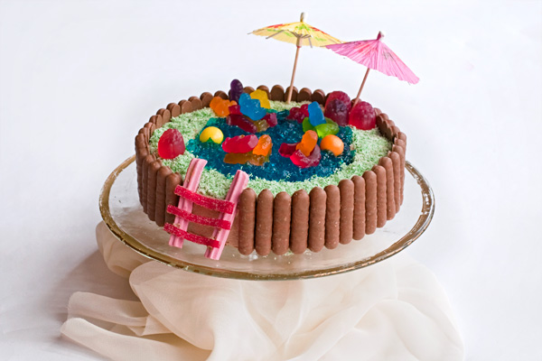 Swimming Pool Birthday Cake Swimming Pool Birthday Cake