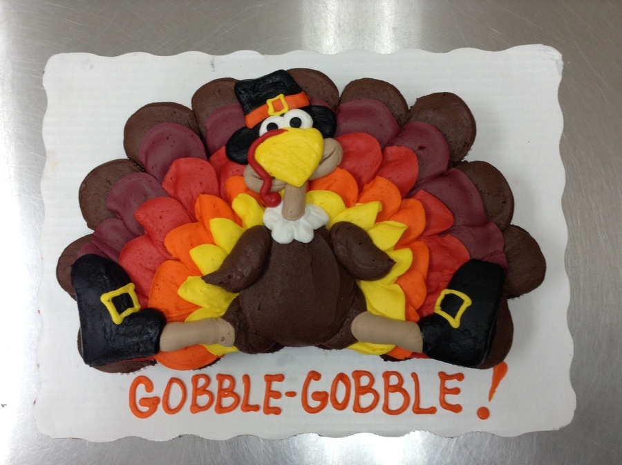Thanksgiving Turkey Cupcake Cake Thanksgiving Turkey Cupcake Cake