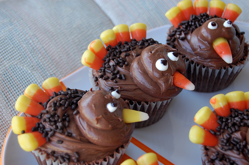 Turkey Thanksgiving Cupcakes Decorating Idea Turkey Thanksgiving Cupcakes Decorating Idea