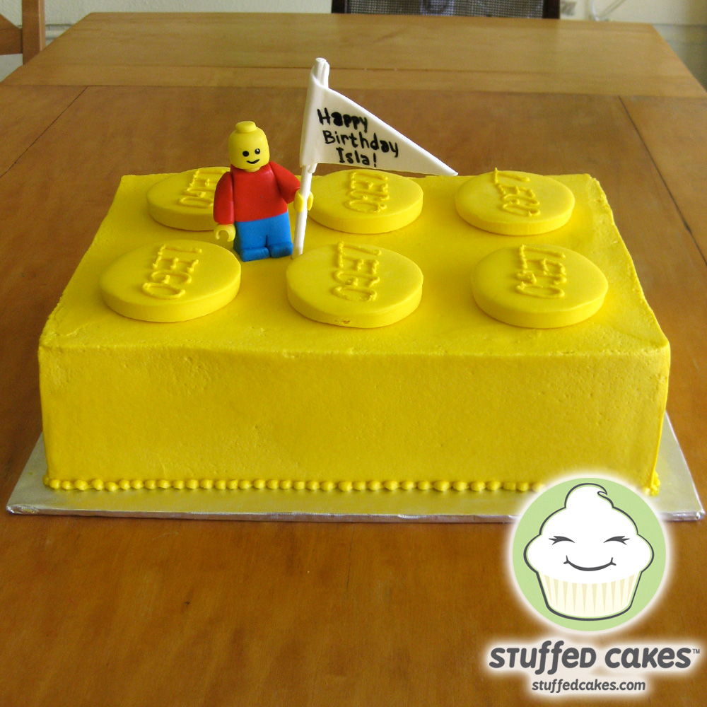 8 Photos of Simple LEGO Cakes