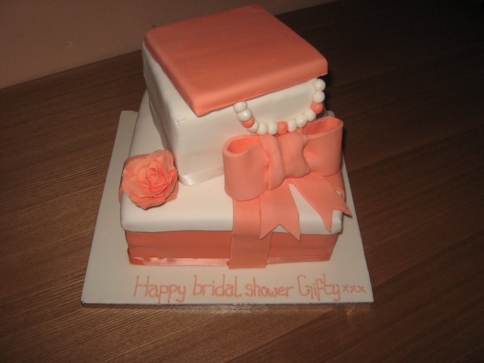 2 Tier Bridal Shower Cake