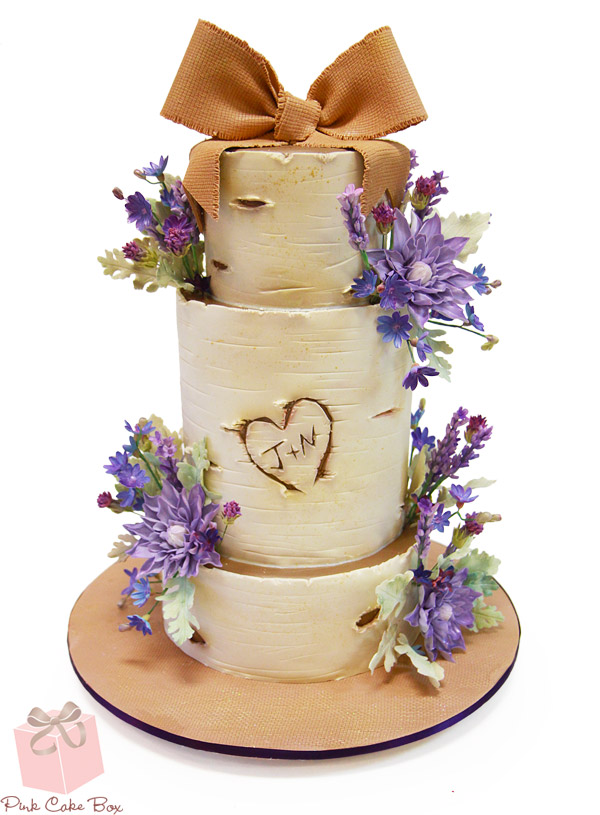 Birch Tree Wedding Cake Birch Tree Wedding Cake