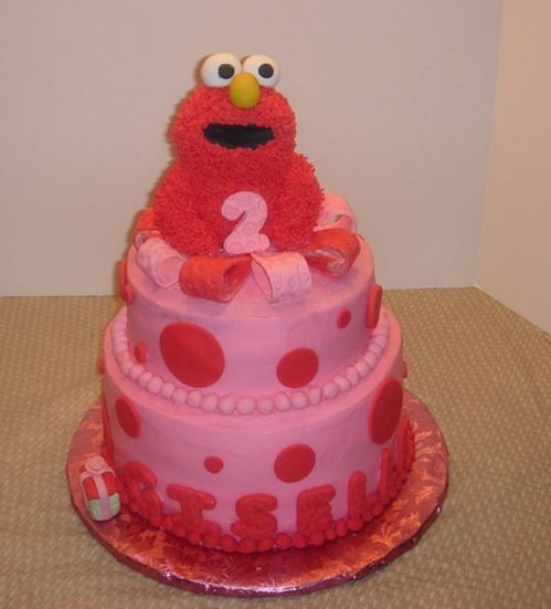 Elmo 2 Year Old Birthday Cake