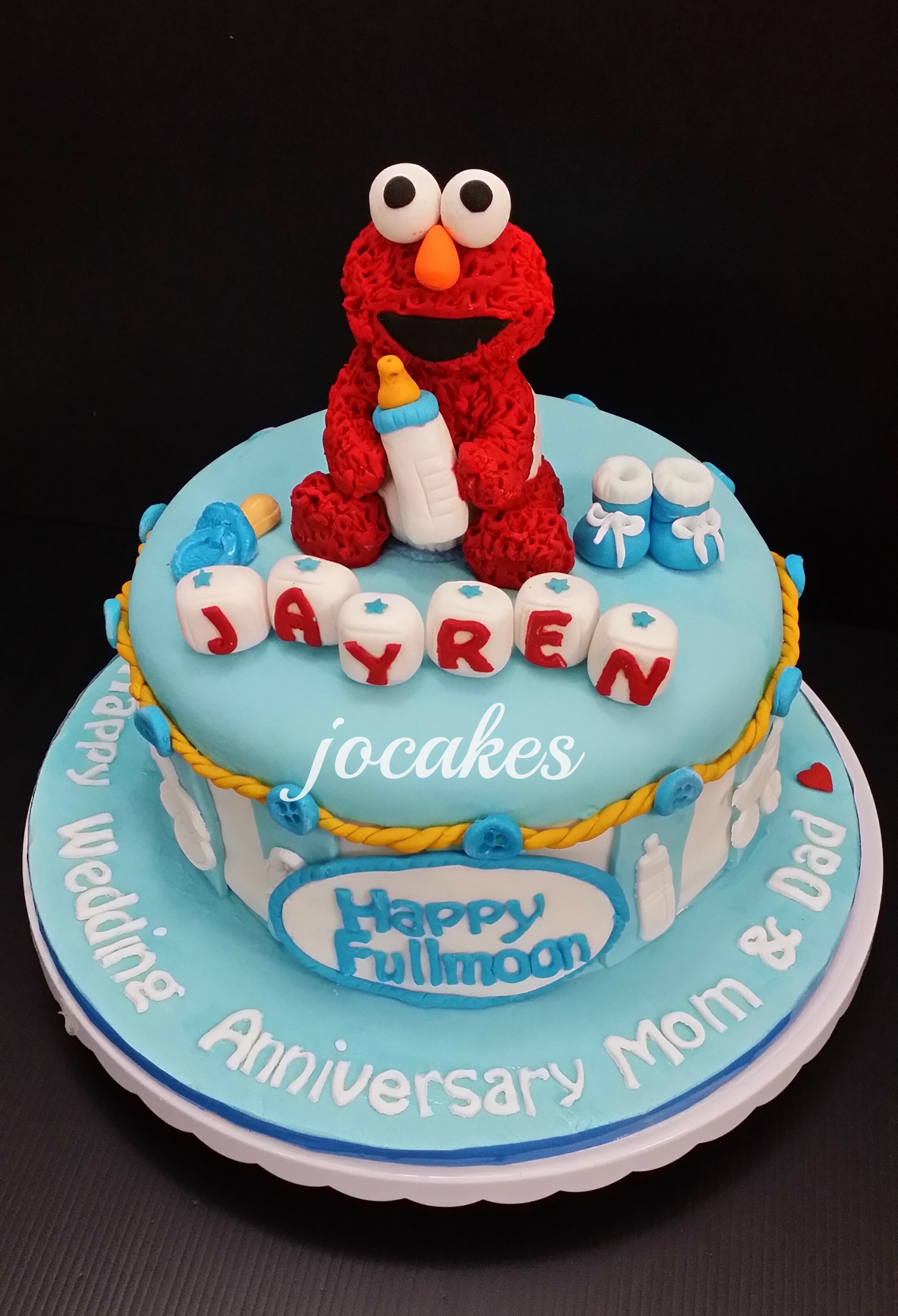 Elmo Baby Shower Cake