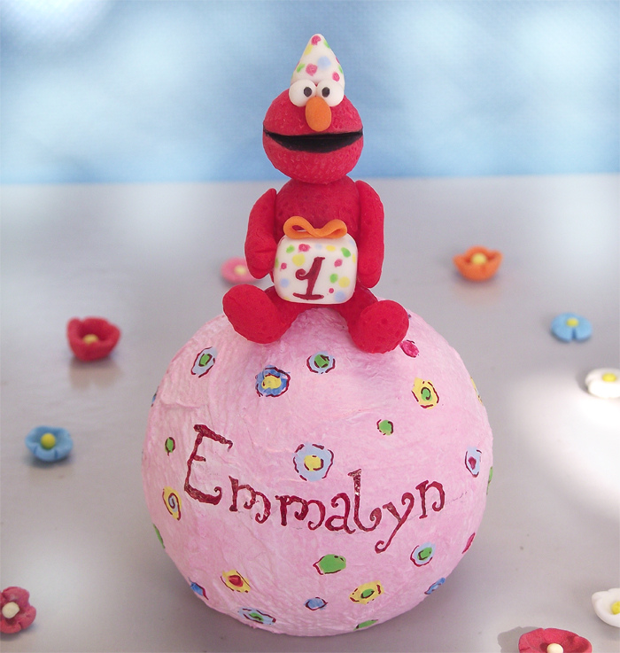 Elmo Girl Birthday Cake