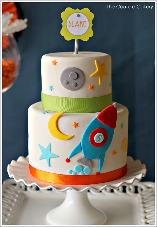Outer Space Birthday Cake Outer Space Birthday Cake