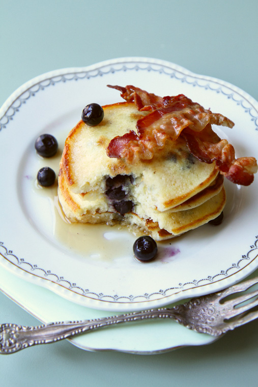 Pancakes with Syrup and Bacon Pancakes with Syrup and Bacon