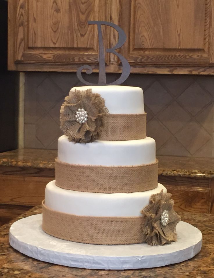Rustic Country Chic Wedding Cake Rustic Country Chic Wedding Cake