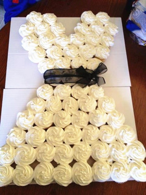 Wedding Dress Shaped Cupcakes Weddings Dresses