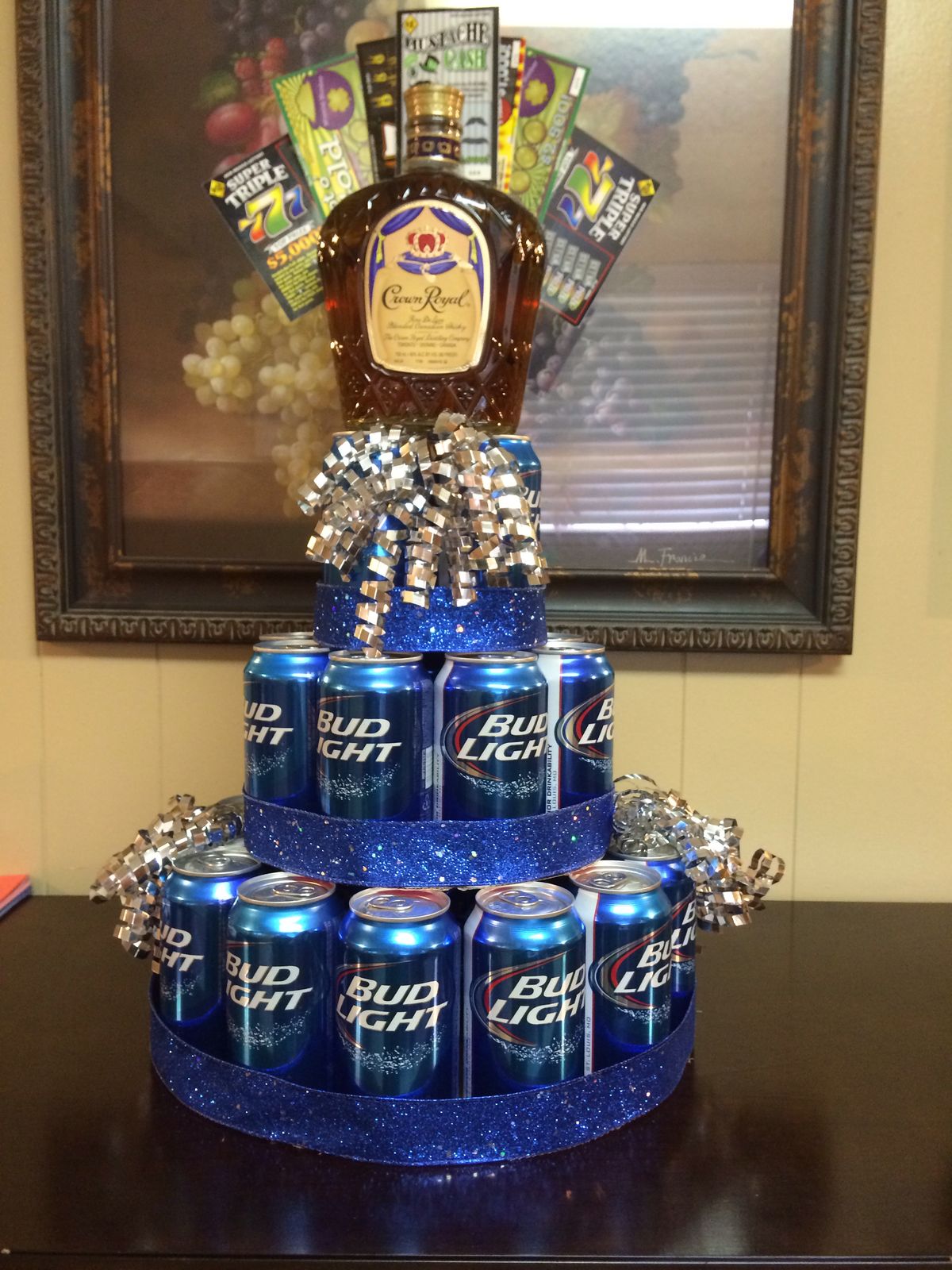 10 Beer Cakes Presents Photo Diy Beer Can Cake Beer Birthday