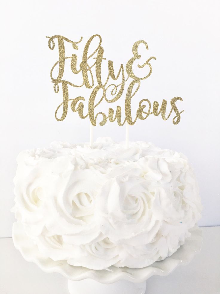 11 Fabulous 50th Birthday Cakes Party Girl Photo 50 And Fabulous