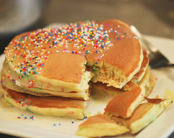 Cake Batter Pancakes Recipe Cake Batter Pancakes Recipe