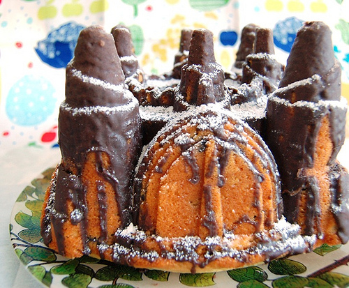 Castle Chocolate Chip Cake