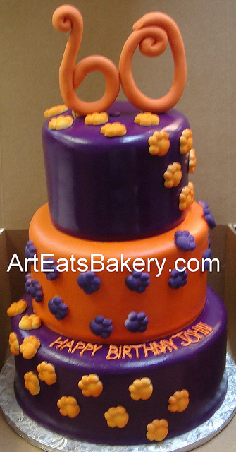 Clemson Tiger Paw Birthday Cake