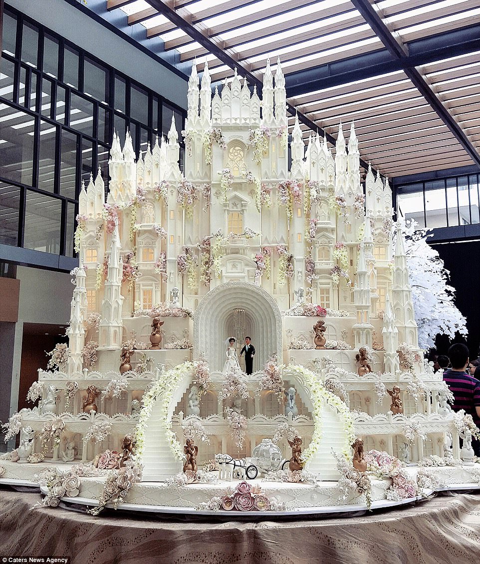 Extravagant Wedding Cake Castle