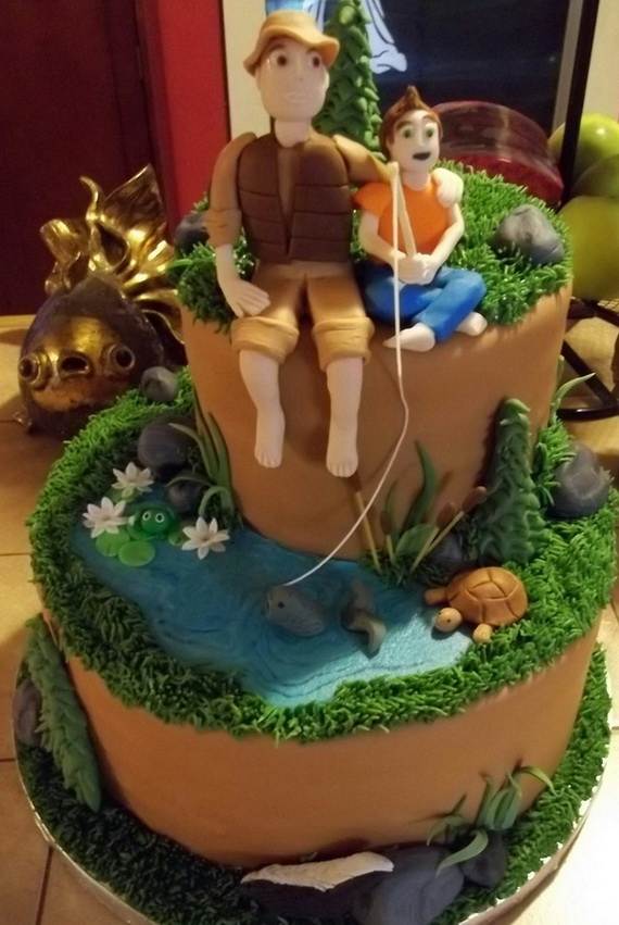 Father's Day Fishing Cake