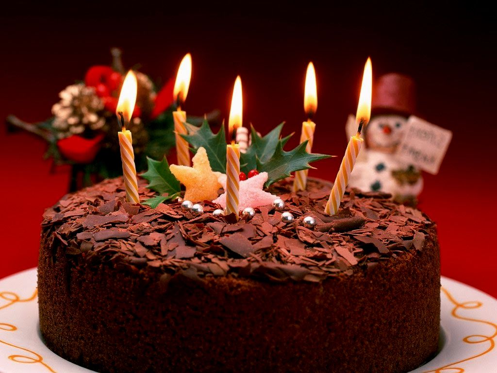 8 Beautiful Elegant Birthday Cakes With Candles Photo Happy
