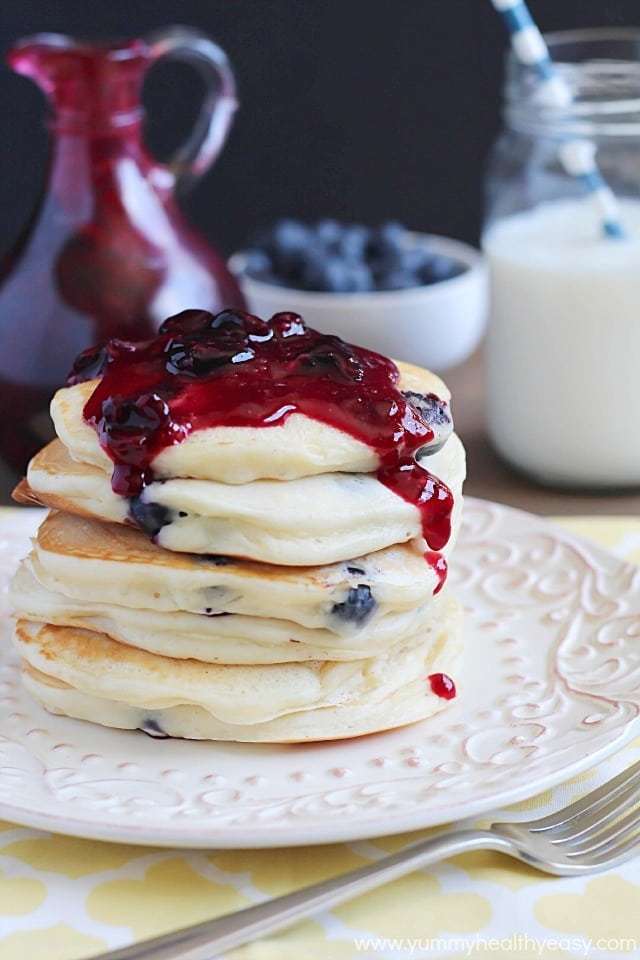 Healthy Blueberry Pancake Syrup Healthy Blueberry Pancake Syrup