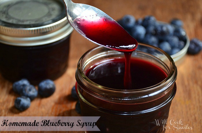 Homemade Blueberry Syrup Homemade Blueberry Syrup