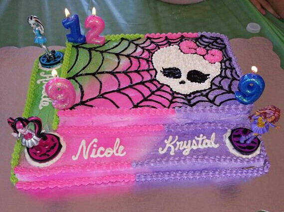 8 raleys bakery cakes monster high photo monster high cake and monster high sheet cakes