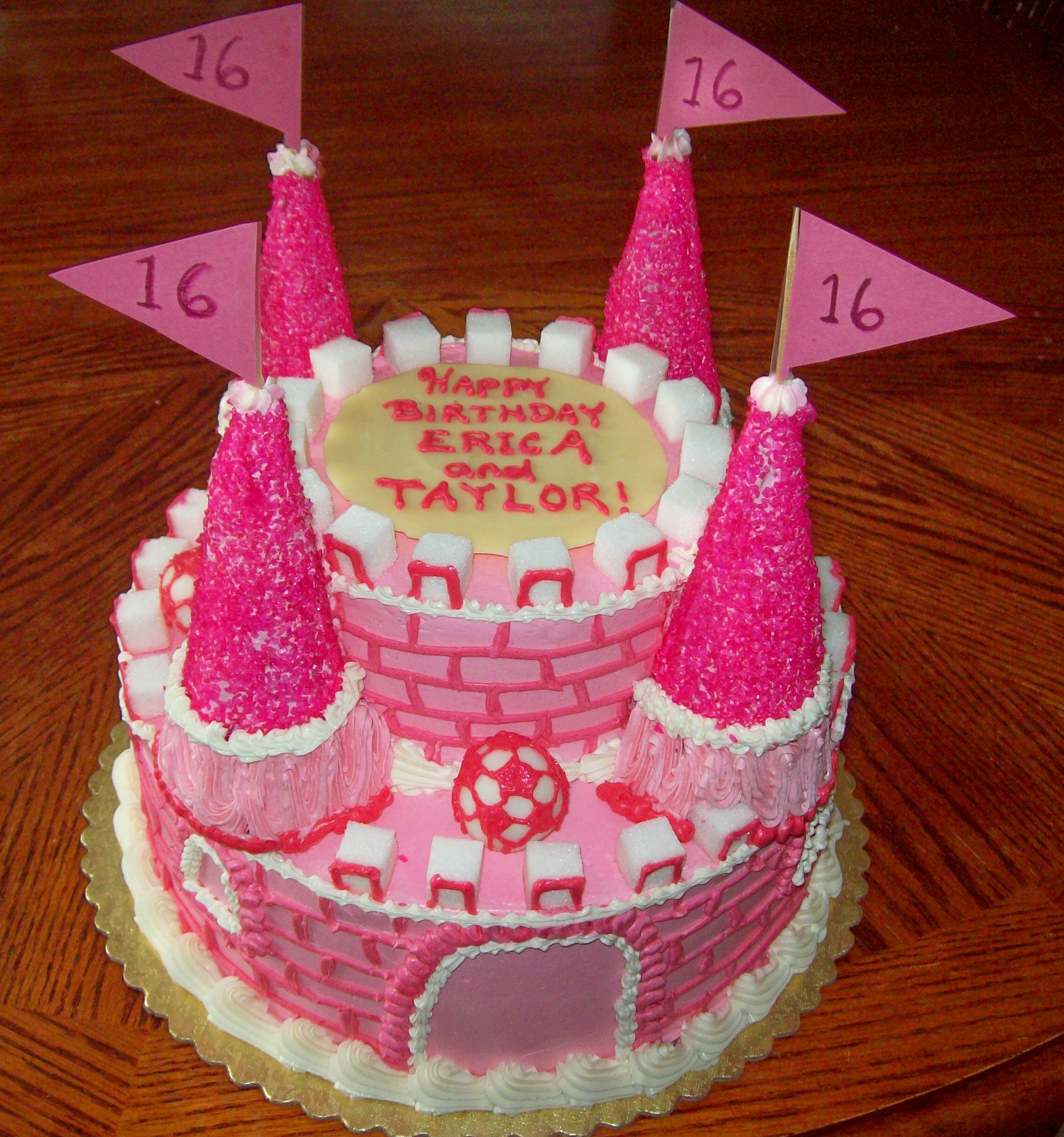 Princess Castle Birthday Cake