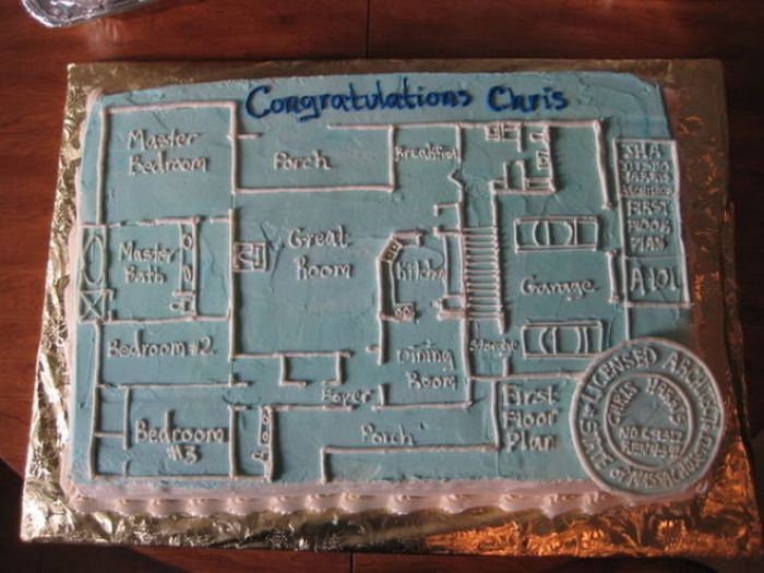 Architect Graduation Cake
