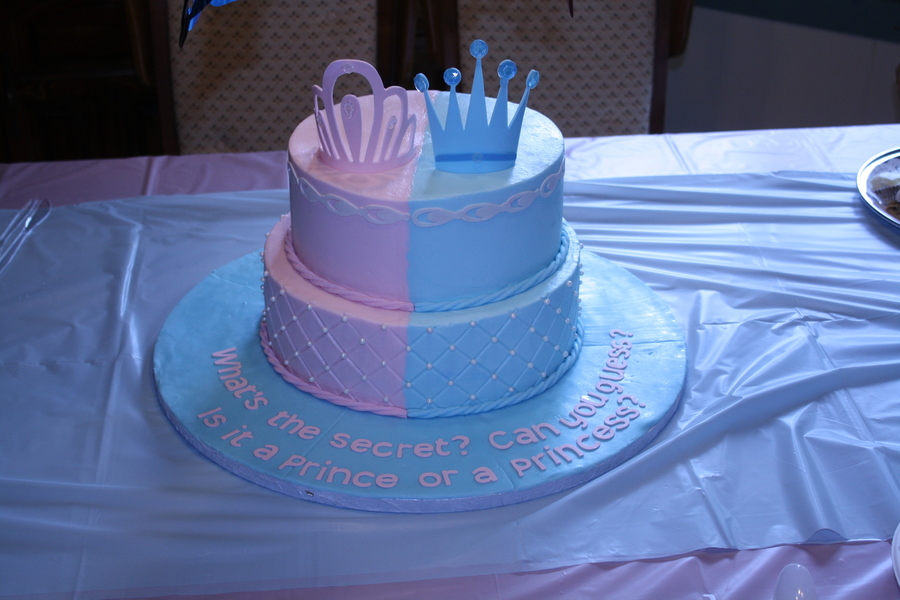 Baby Gender Reveal Cake