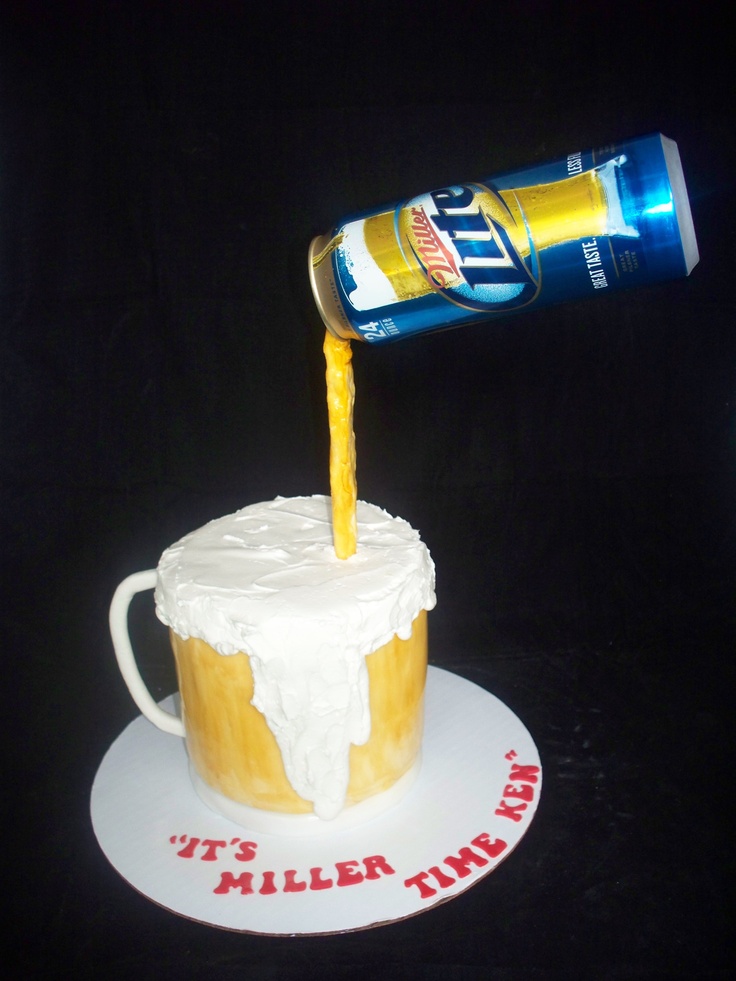 Beer Can Cake