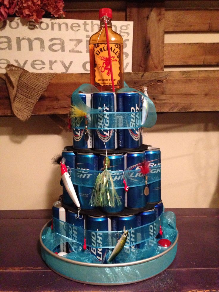 Beer Themed Birthday Cake